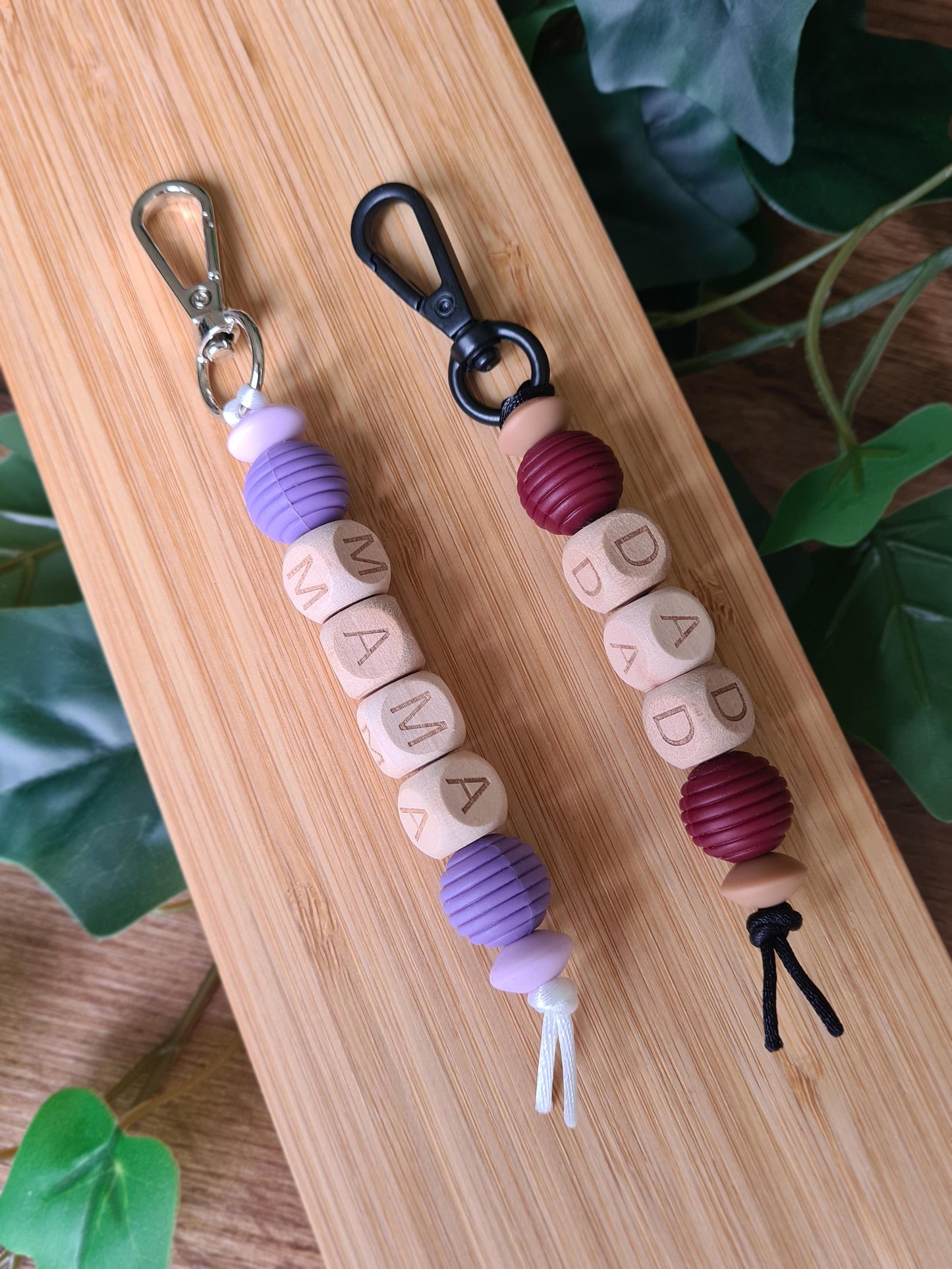 Hey Mama! Treat yo self to our unique handmade keychain / zip puller. Our keychains can be attached to handbags, baby changing bags, backpacks or as a keyring!