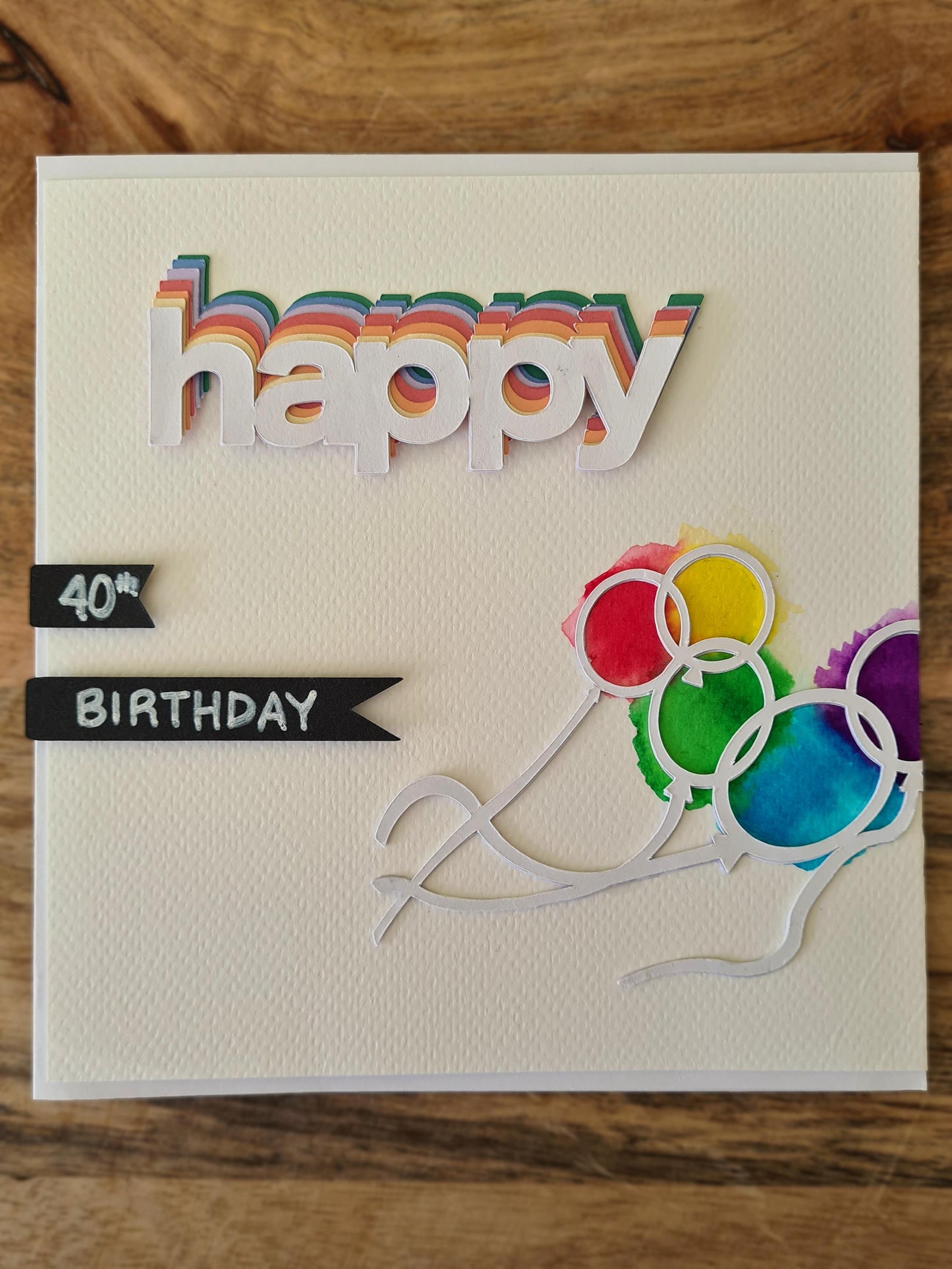 Are you looking for a unique and handmade birthday card for that special loved one? They will LOVE THIS vibrant and 3D effect card.