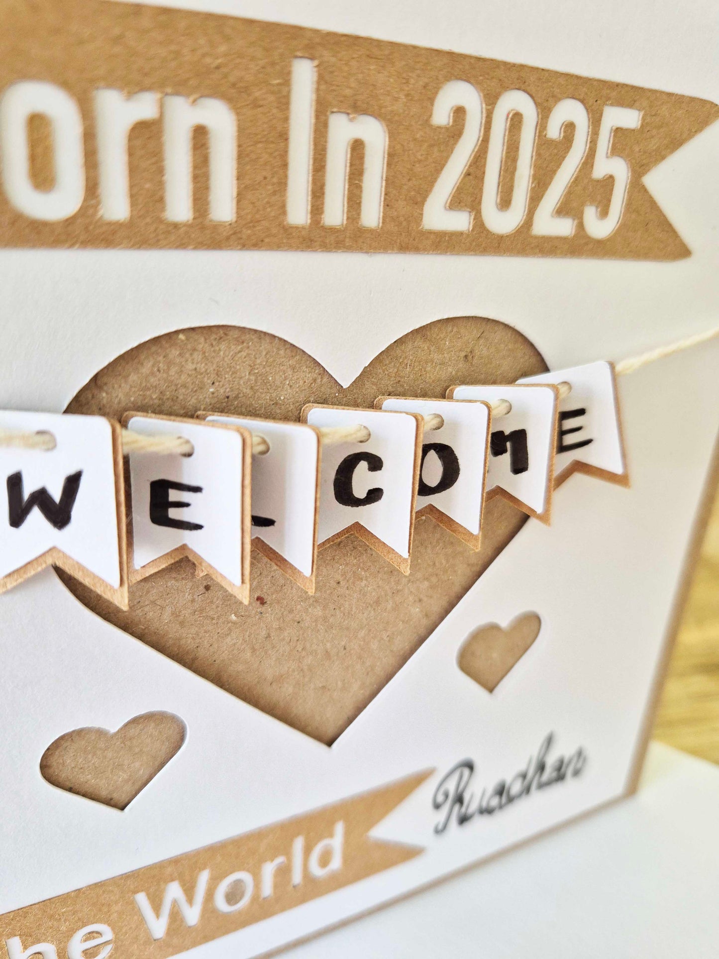 Do you know of any little person who was born in 2025? Or is due to be born this year? Well, we've got the card for you! Welcome to the world little one!