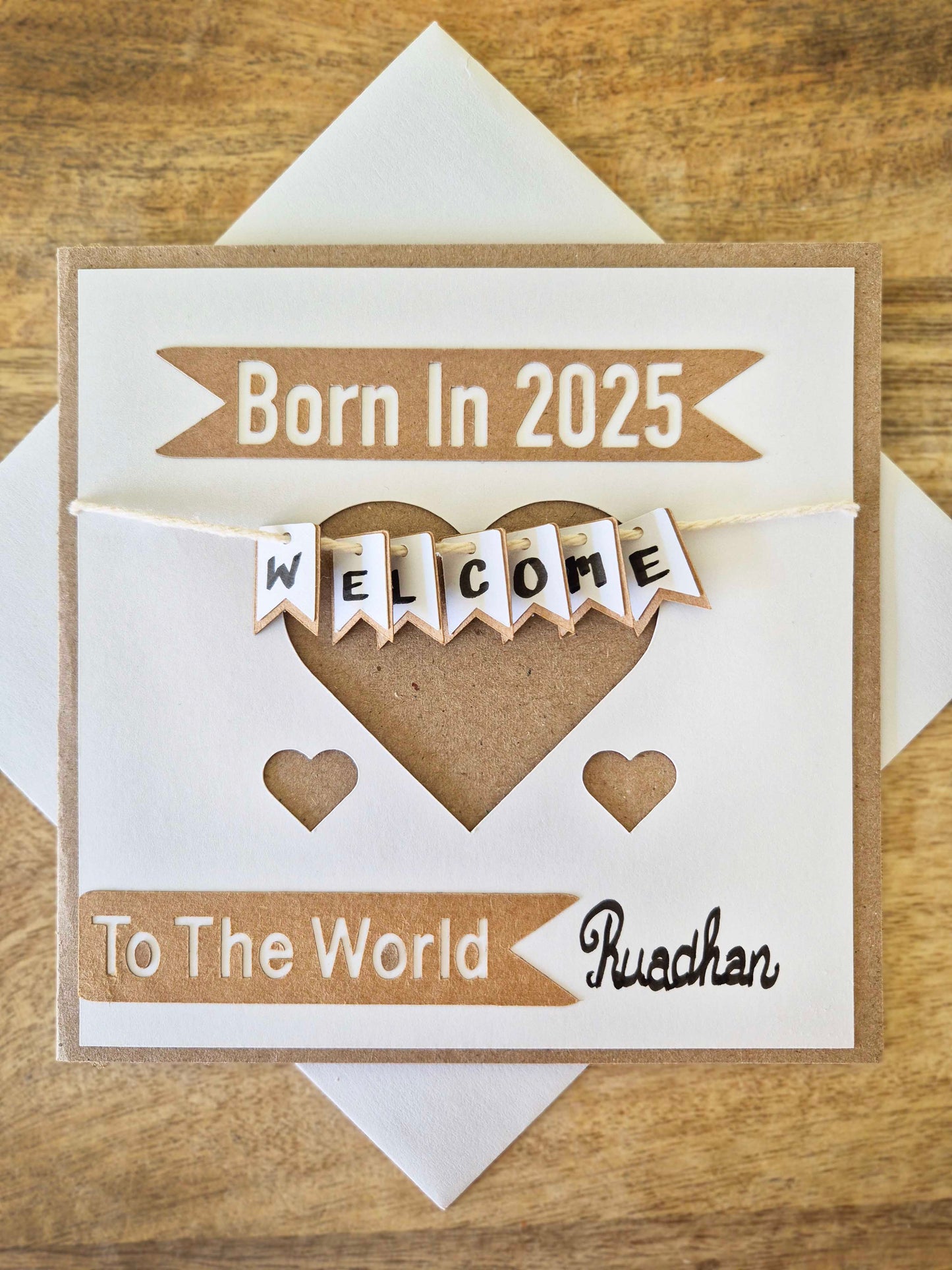 Do you know of any little person who was born in 2025? Or is due to be born this year? Well, we've got the card for you! Welcome to the world little one!