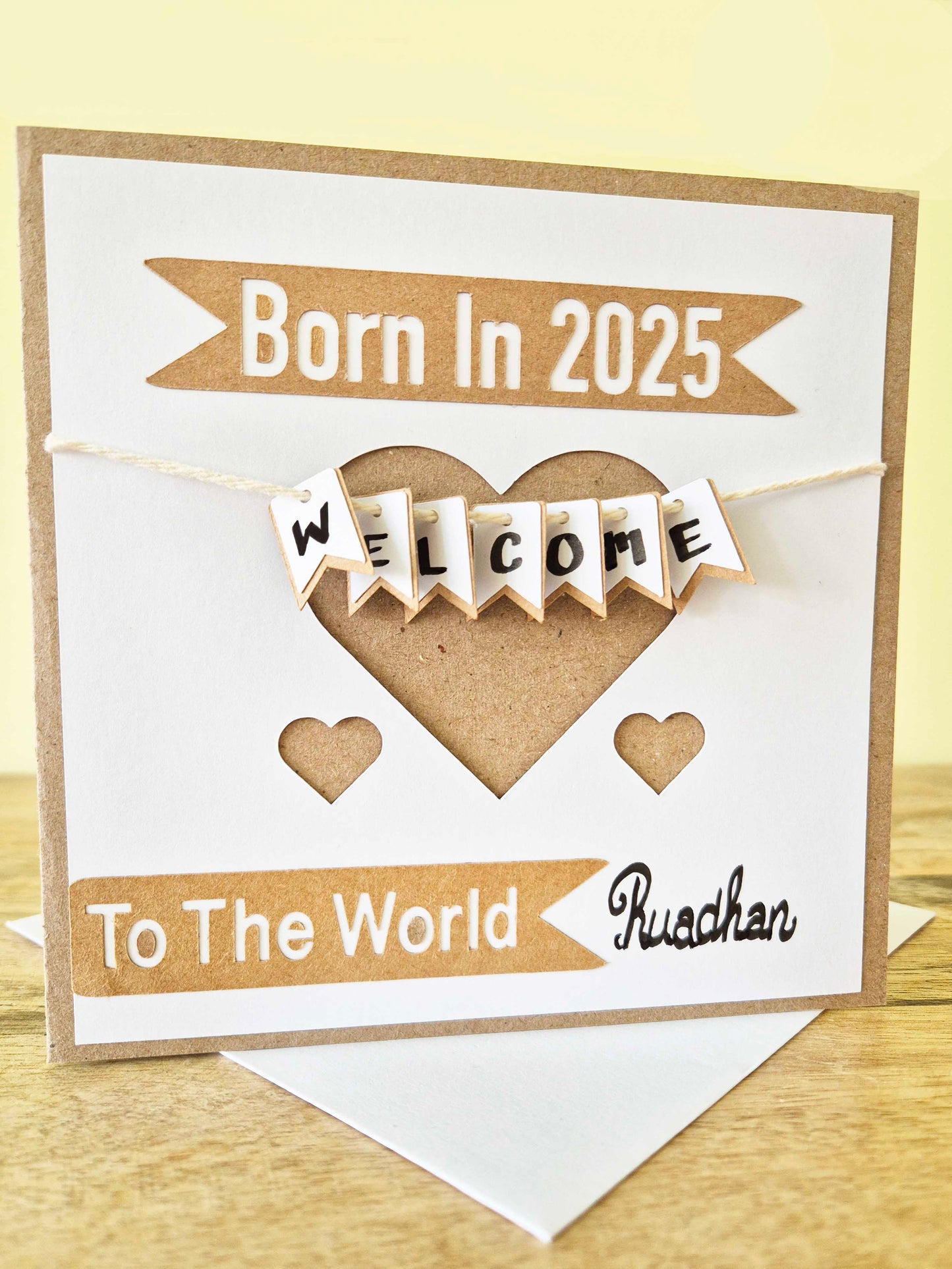 Do you know of any little person who was born in 2025? Or is due to be born this year? Well, we've got the card for you! Welcome to the world little one!