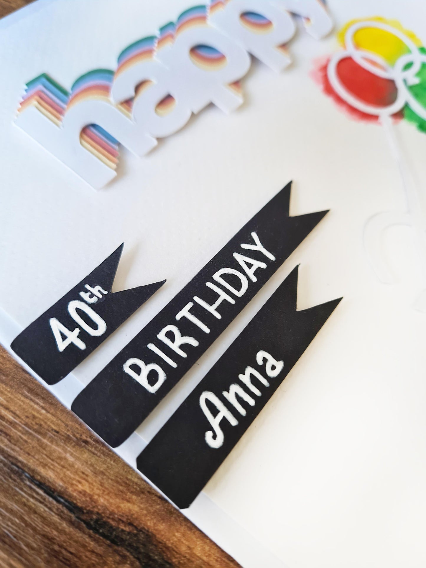 Are you looking for a unique and handmade birthday card for that special loved one? They will LOVE THIS vibrant and 3D effect card.