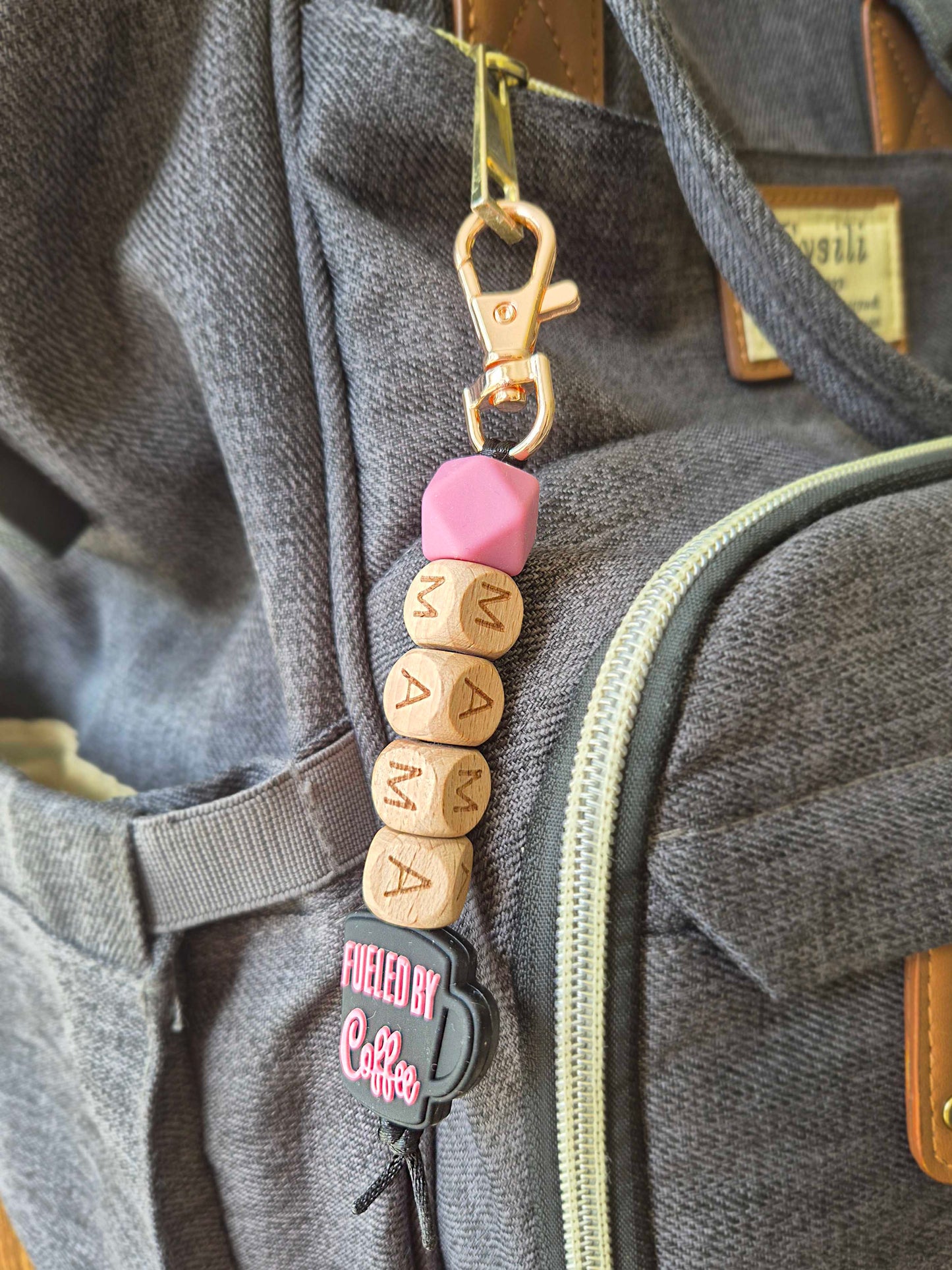 Looking for gift ideas for mam? Our handmade Mama Needs Coffee keychains make the perfect gift for mothers who may have found a new desire for buckets of coffee!