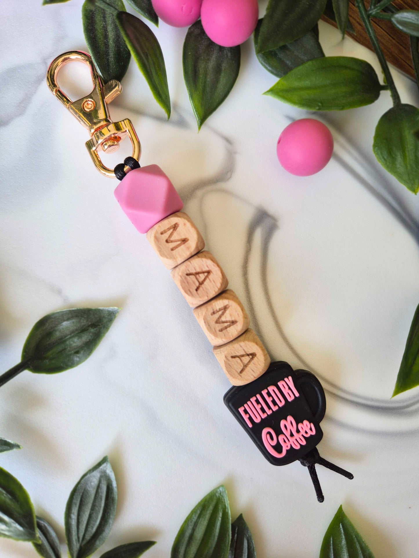 Looking for gift ideas for mam? Our handmade Mama Needs Coffee keychains make the perfect gift for mothers who may have found a new desire for buckets of coffee!