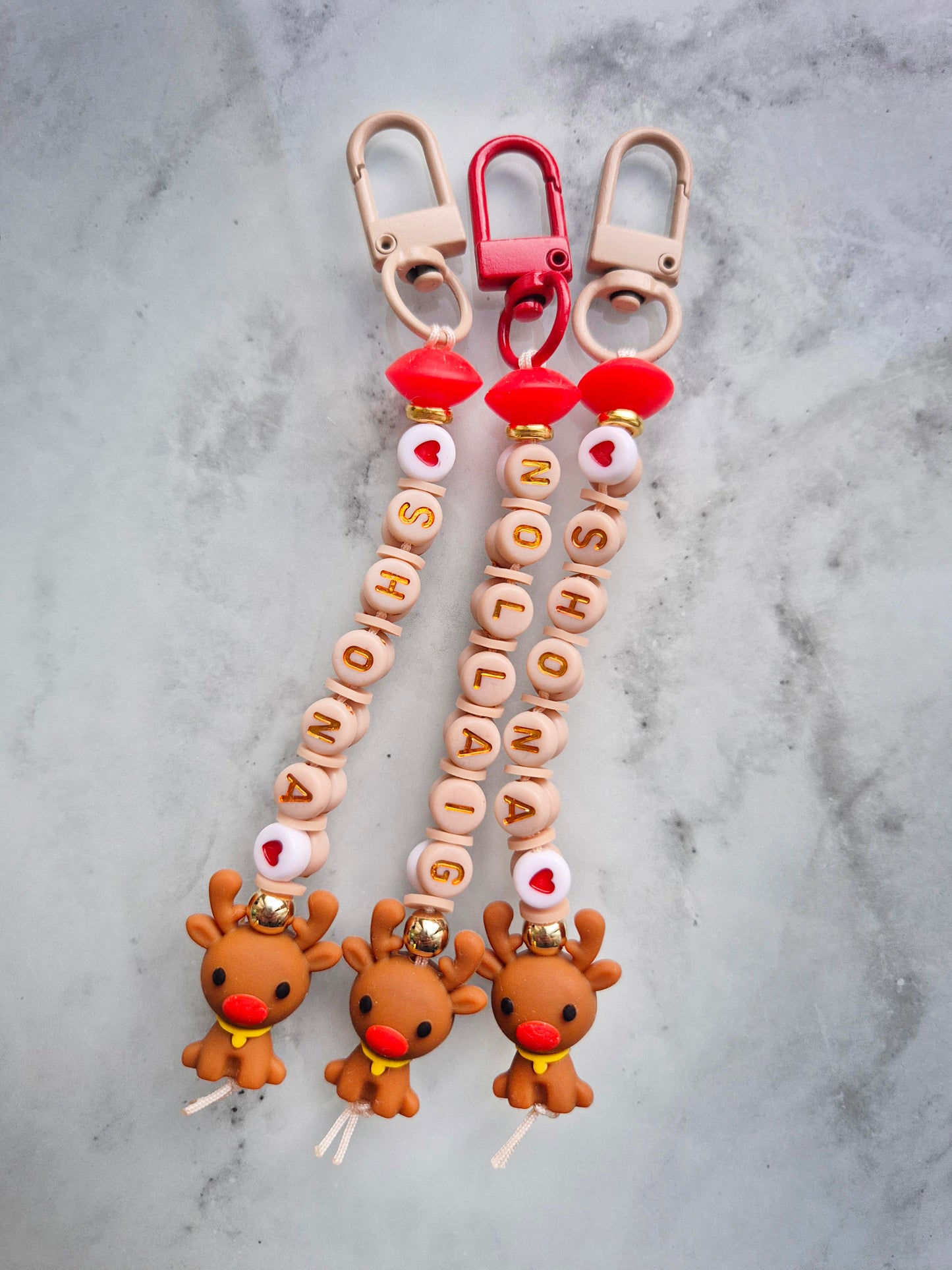 "Cutie Rudie" Keychain / Zip Puller / Bag Charm