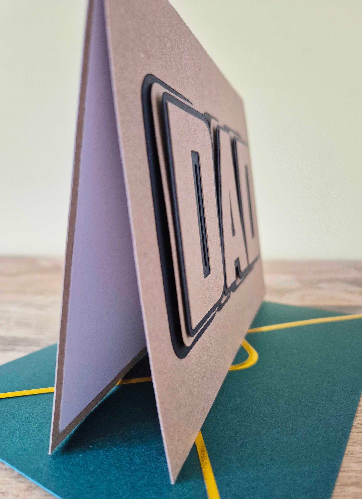 Personalised card for any occassion. We'll add your loved ones name on the front with a 3D effect.