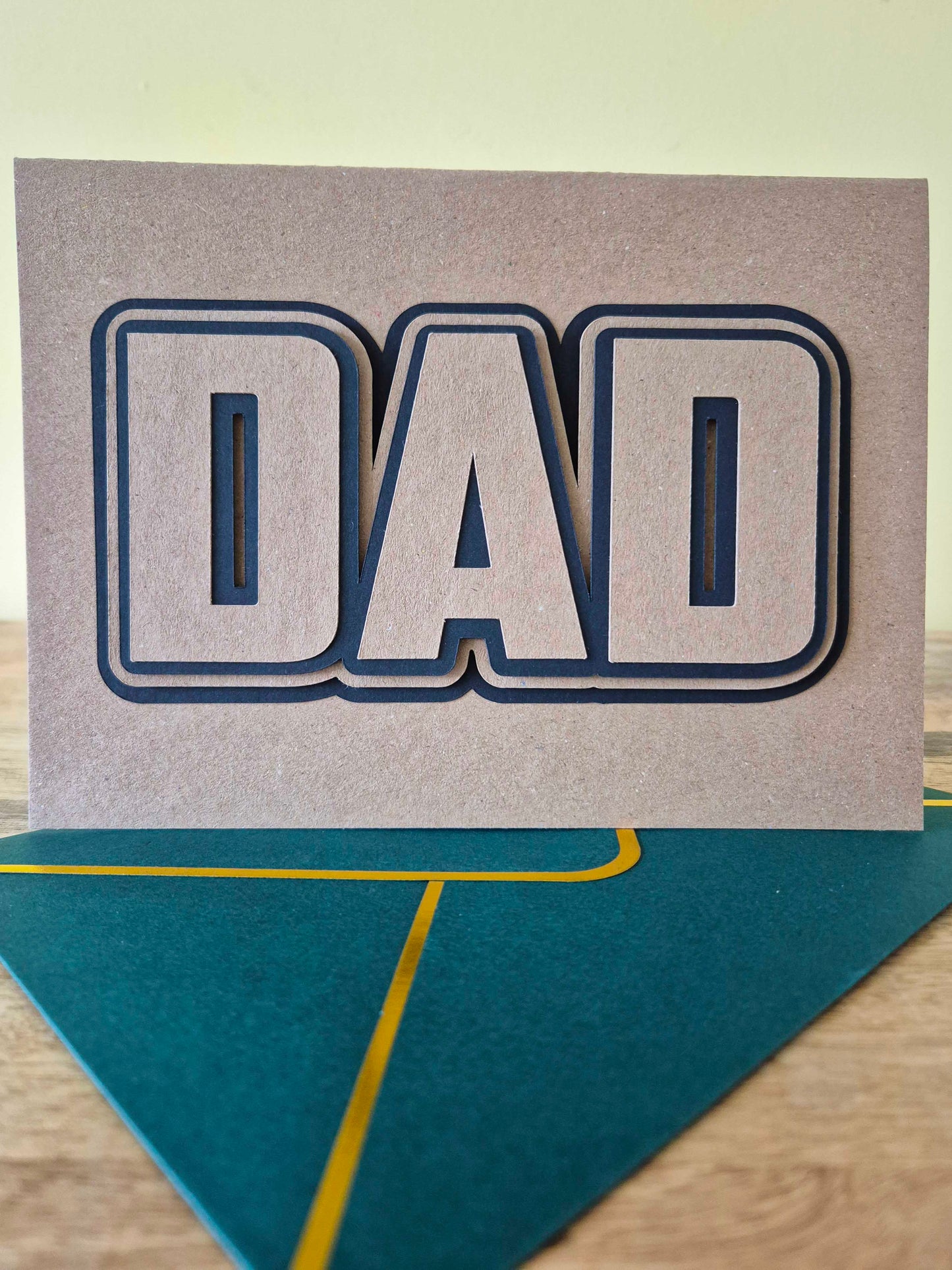 Personalised card for any occassion. We'll add your loved ones name on the front with a 3D effect.