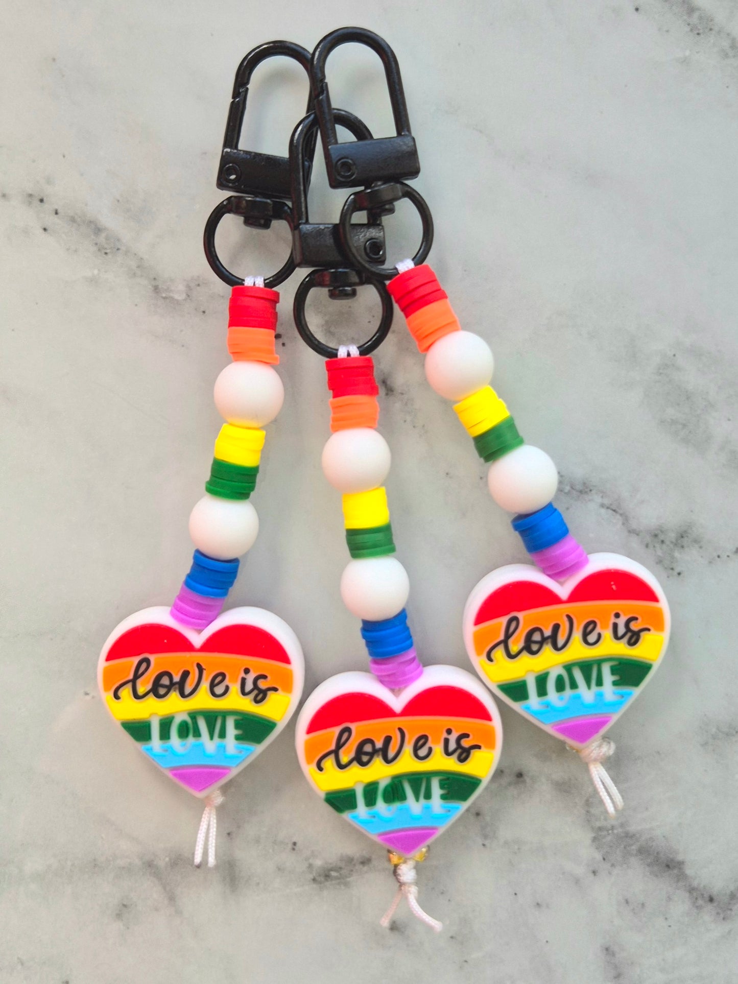Love is Love Keychain / Zip Puller