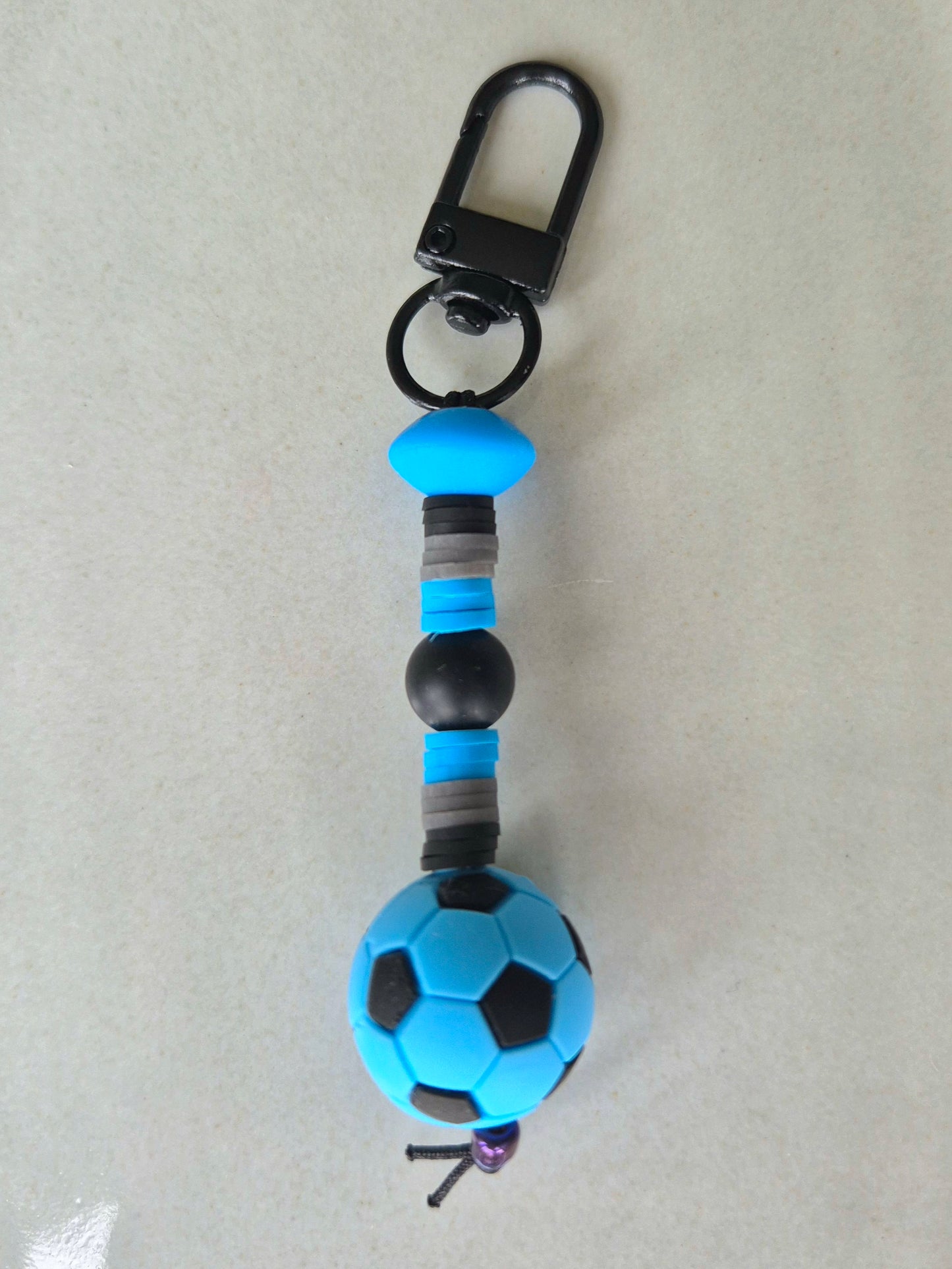 Football Keychain / Zip Puller