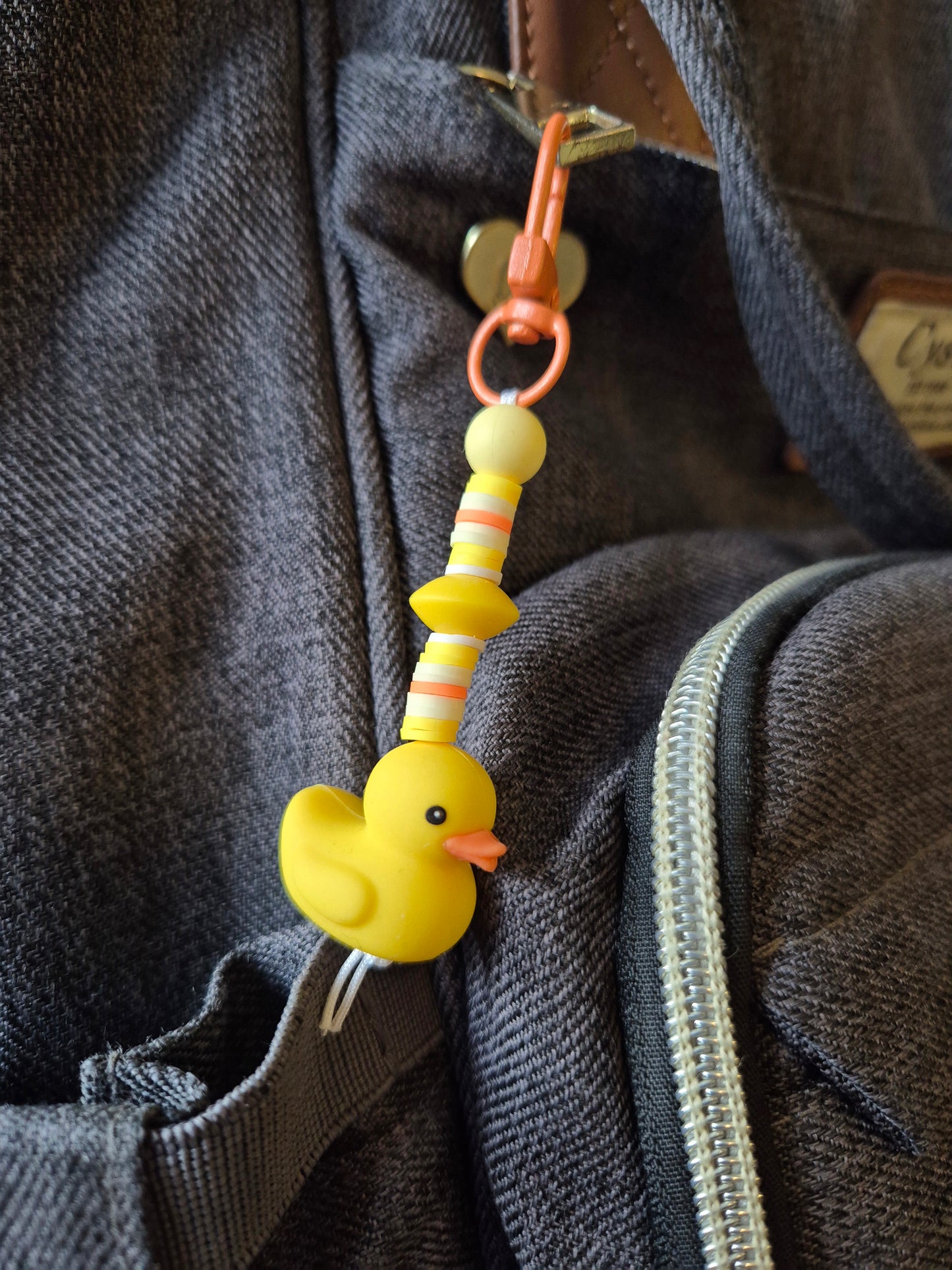 "Rubber Ducky" Keychain / Zip Puller / Bag Charm