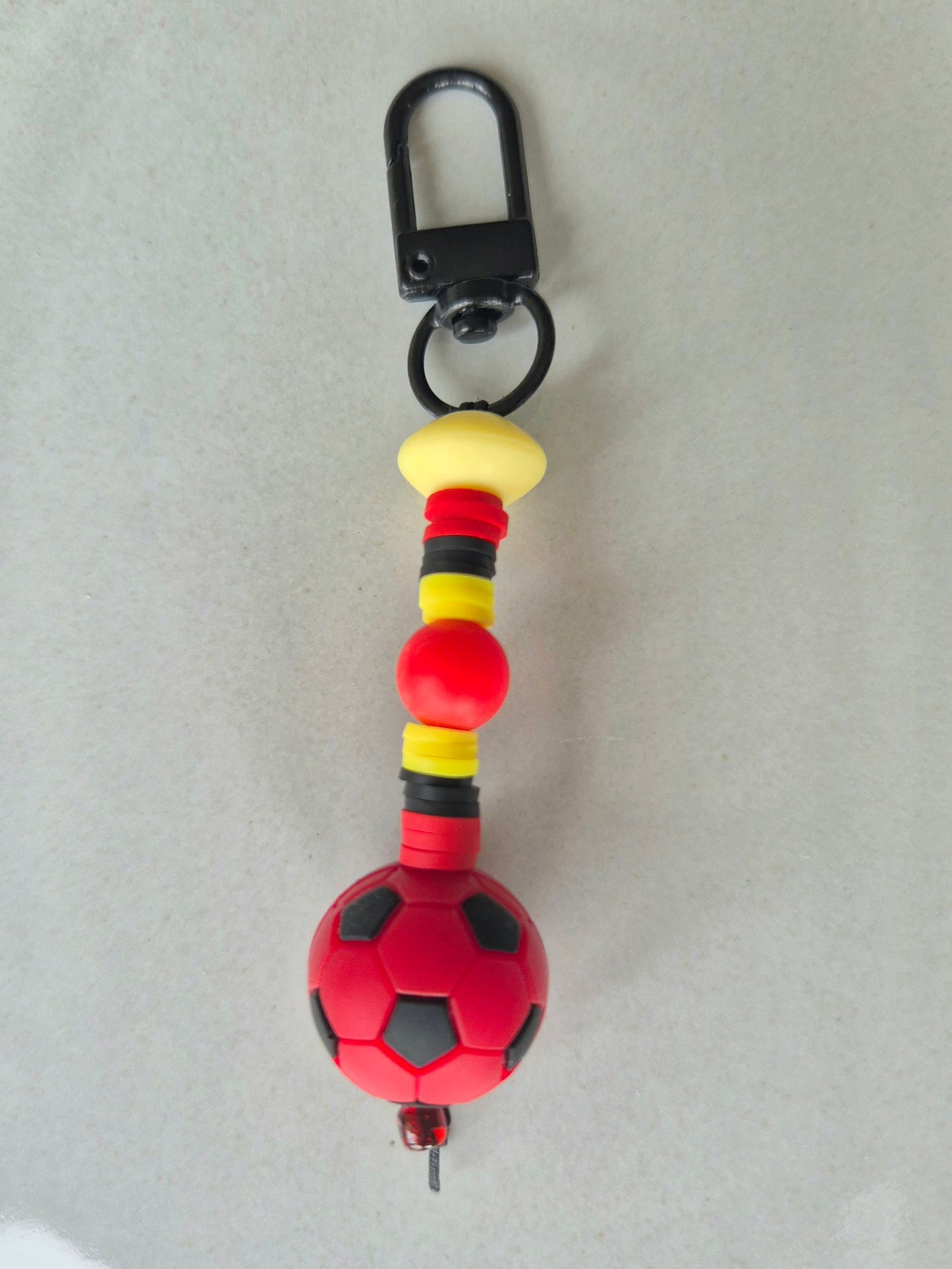 Football Keychain / Zip Puller