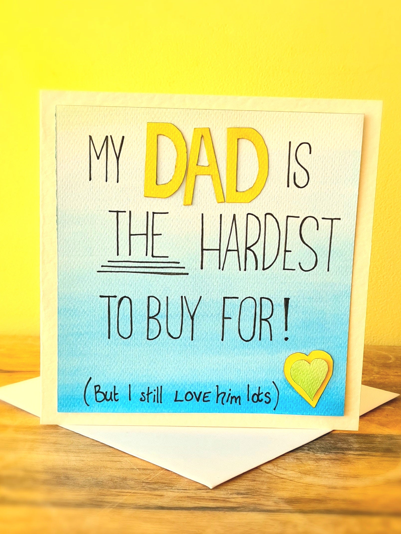 These personalised cards are ideal gifts for dad's bday. They are also perfect for Fathers Day. We are positive that your father will LOVE THIS!