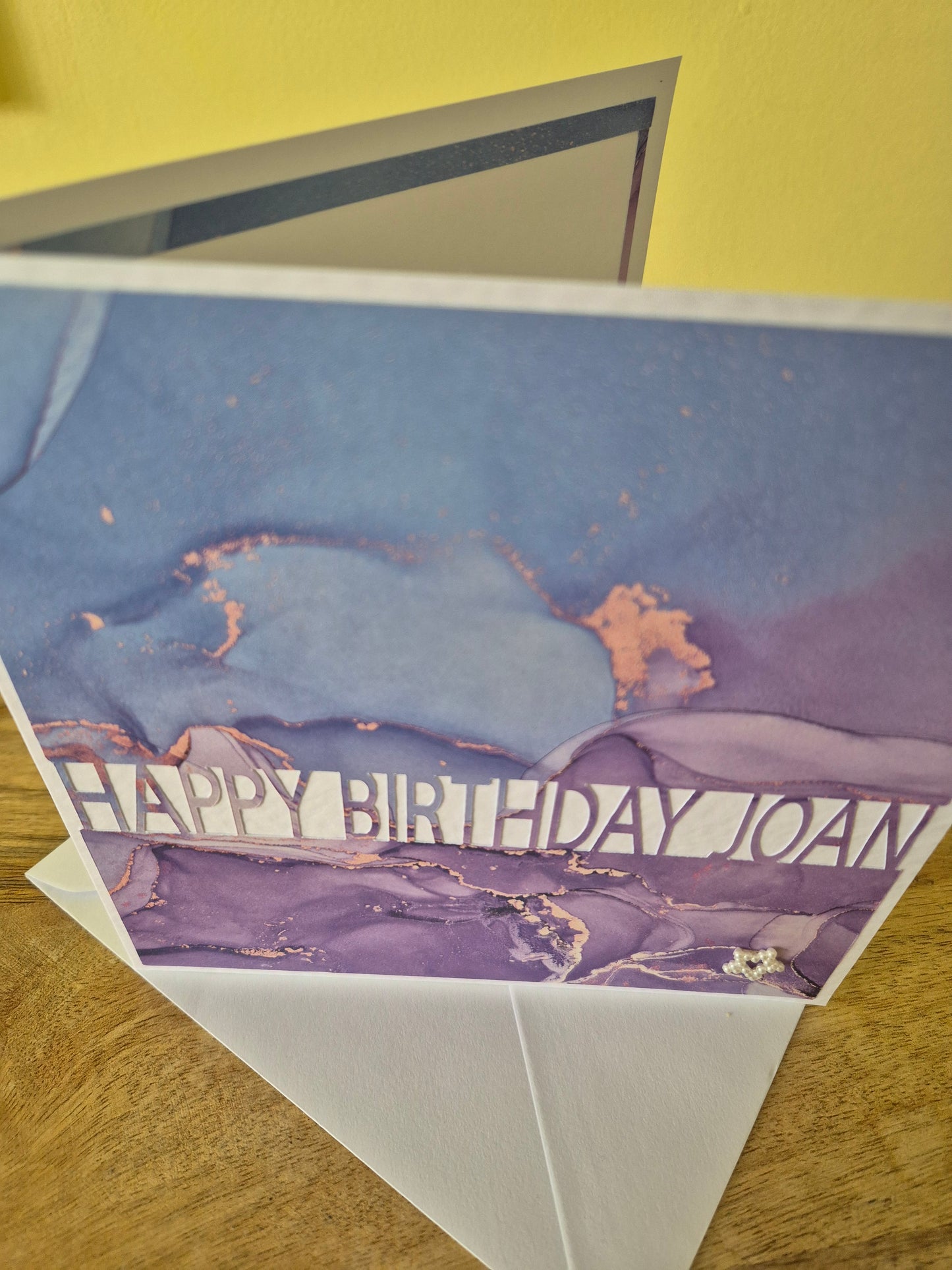 These personalised cards are ideal gifts for Anniversary's, Wedding's, Valentines Day and more.  Fully Customisable and perfect for personalising with couples names.