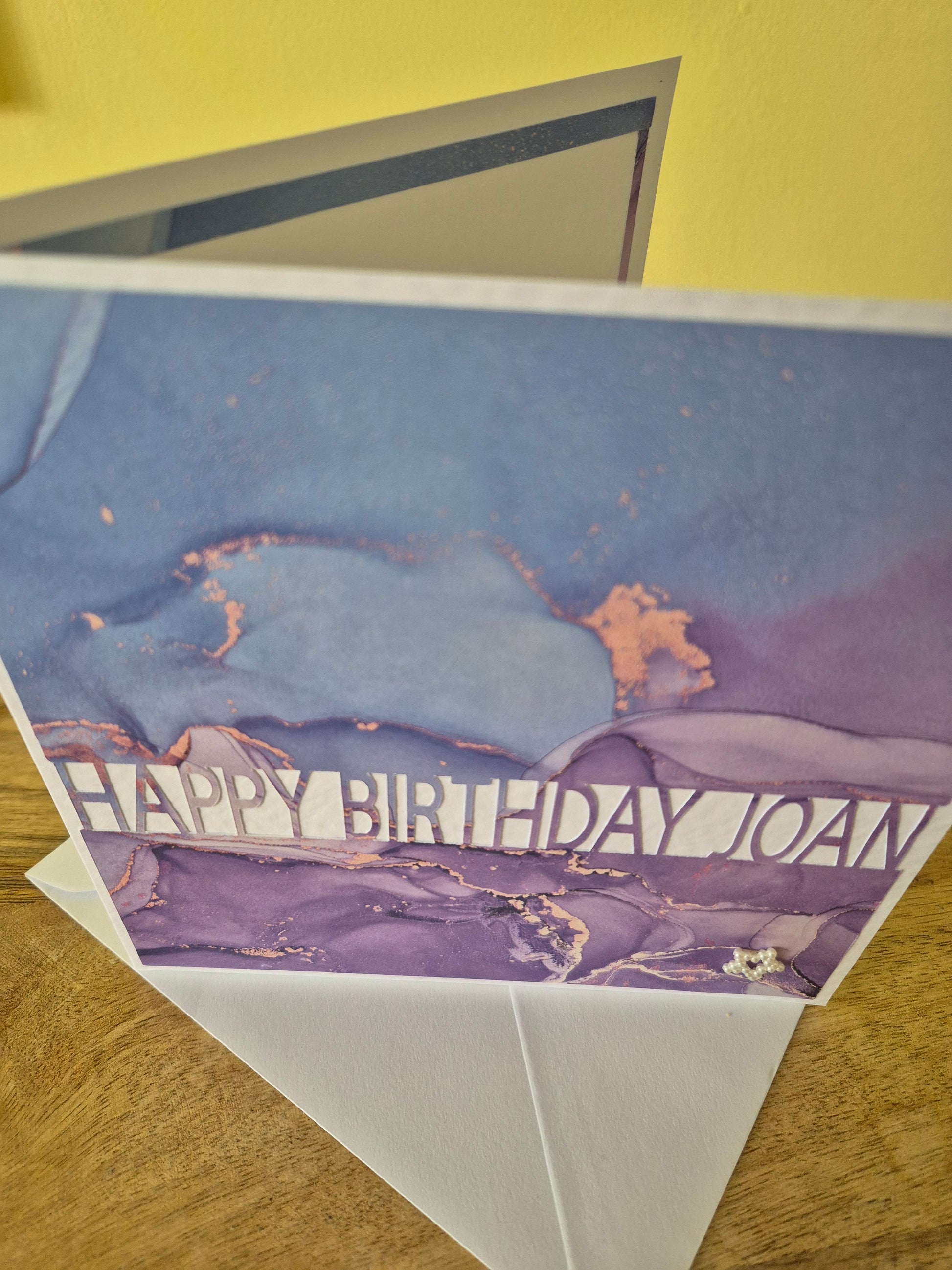 These personalised cards are ideal gifts for Anniversary's, Wedding's, Valentines Day and more.  Fully Customisable and perfect for personalising with couples names.