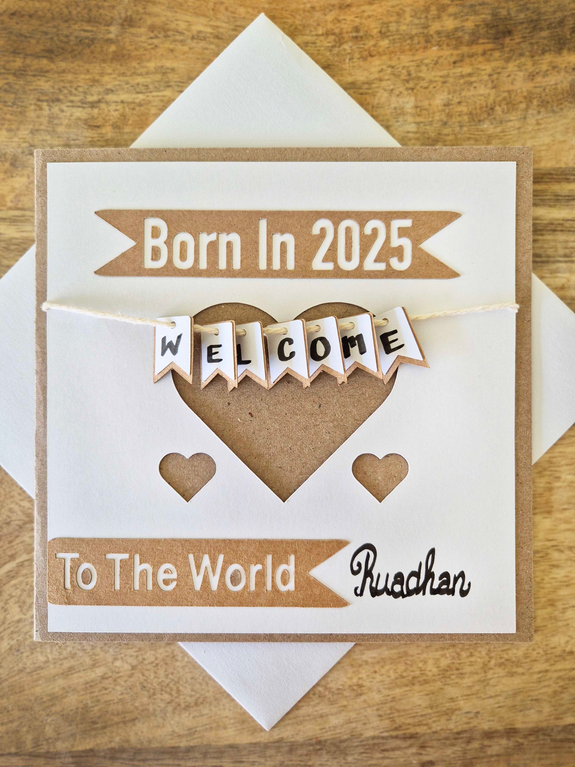 Do you know of any little person who was born in 2025? Or is due to be born this year? Well, we've got the card for you! Welcome to the world little one! 