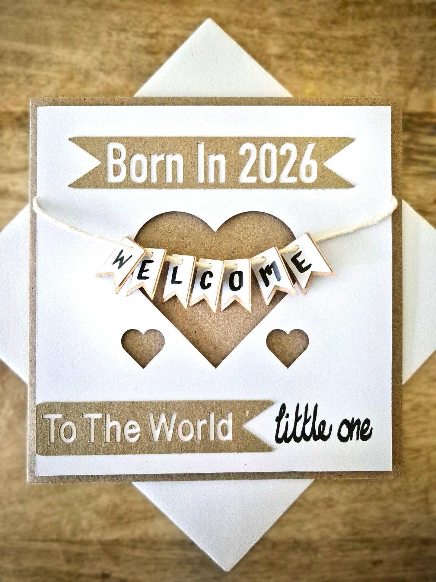 Do you know of any little person who was born in 2026? Or is due to be born this year? Well, we've got the card for you! Welcome to the world little one! 