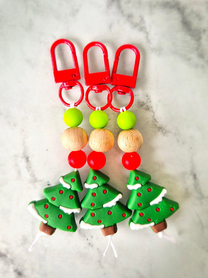 "Crann Nollaig" Keychain / Zip Puller / Bag Charm