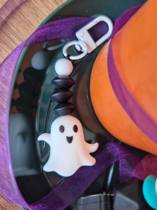 Boo! Keychain / Zip Puller / Bag Charm