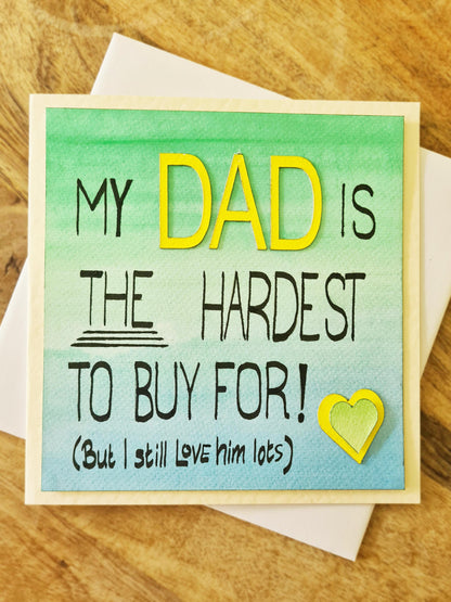 These personalised cards are ideal gifts for dad's bday. They are also perfect for Fathers Day. We are positive that your father will LOVE THIS!