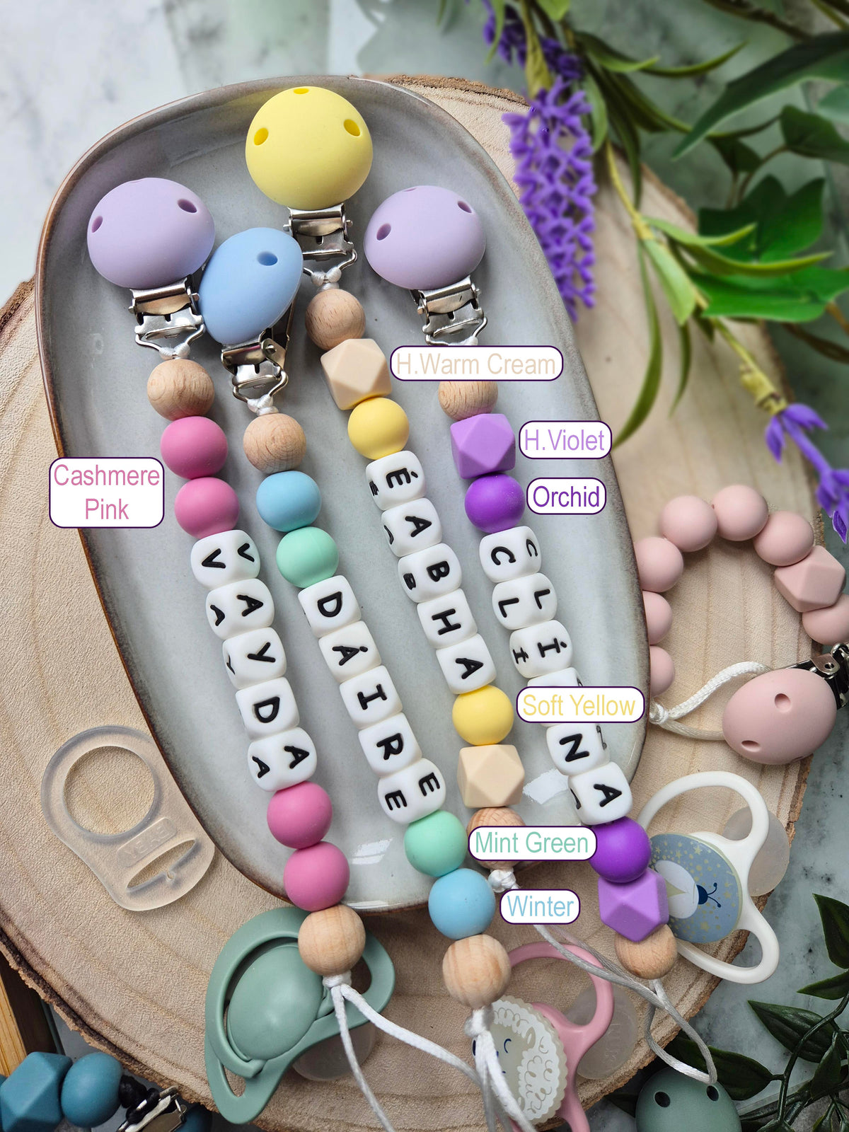 Personalised Soother Clip