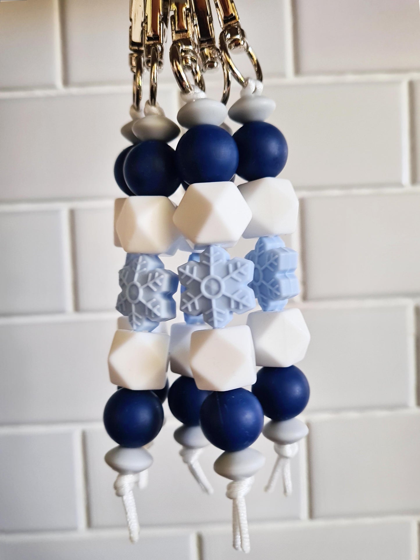 "Frosty The Keychain" Keychain / Zip Puller