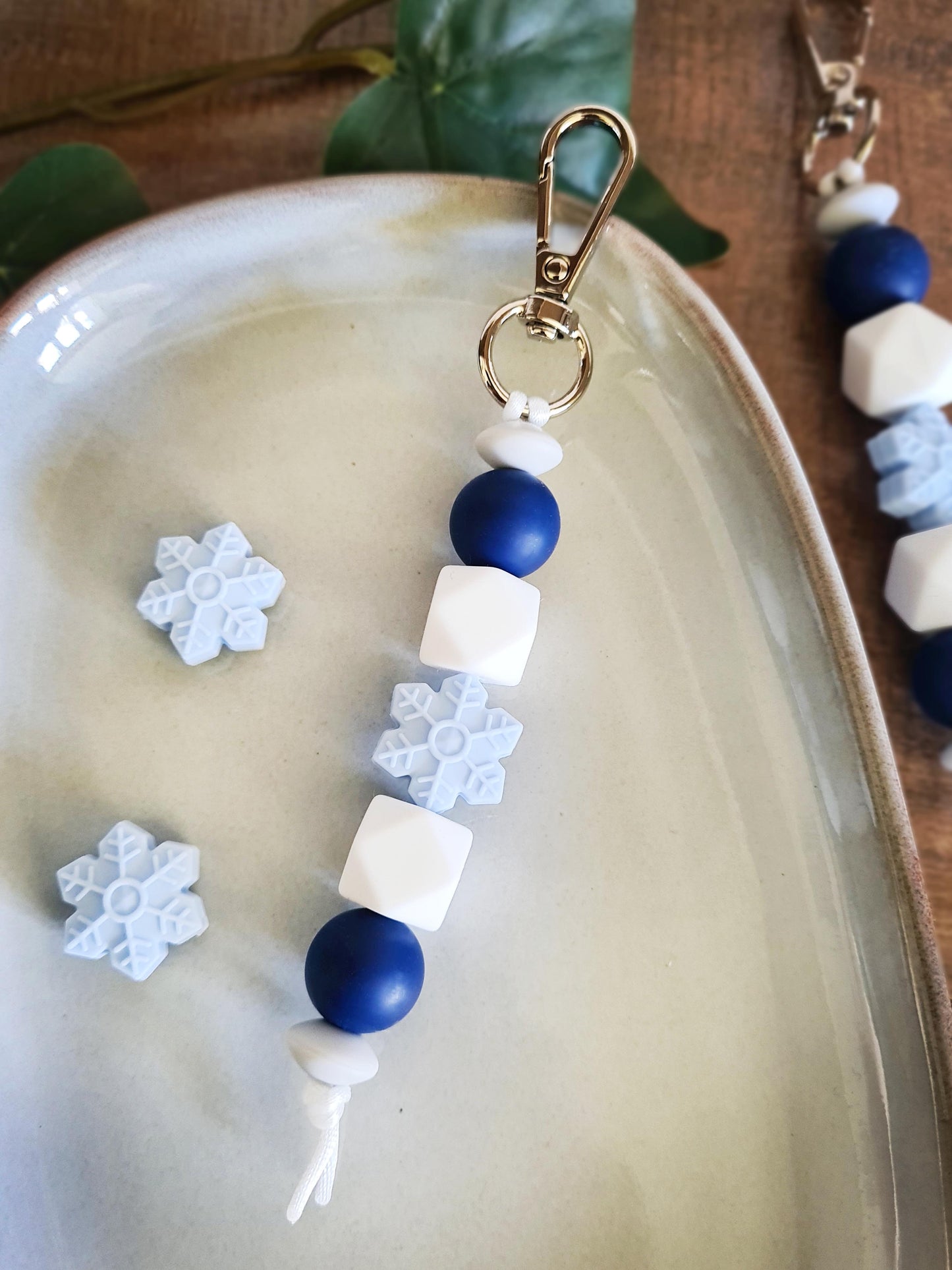"Frosty The Keychain" Keychain / Zip Puller