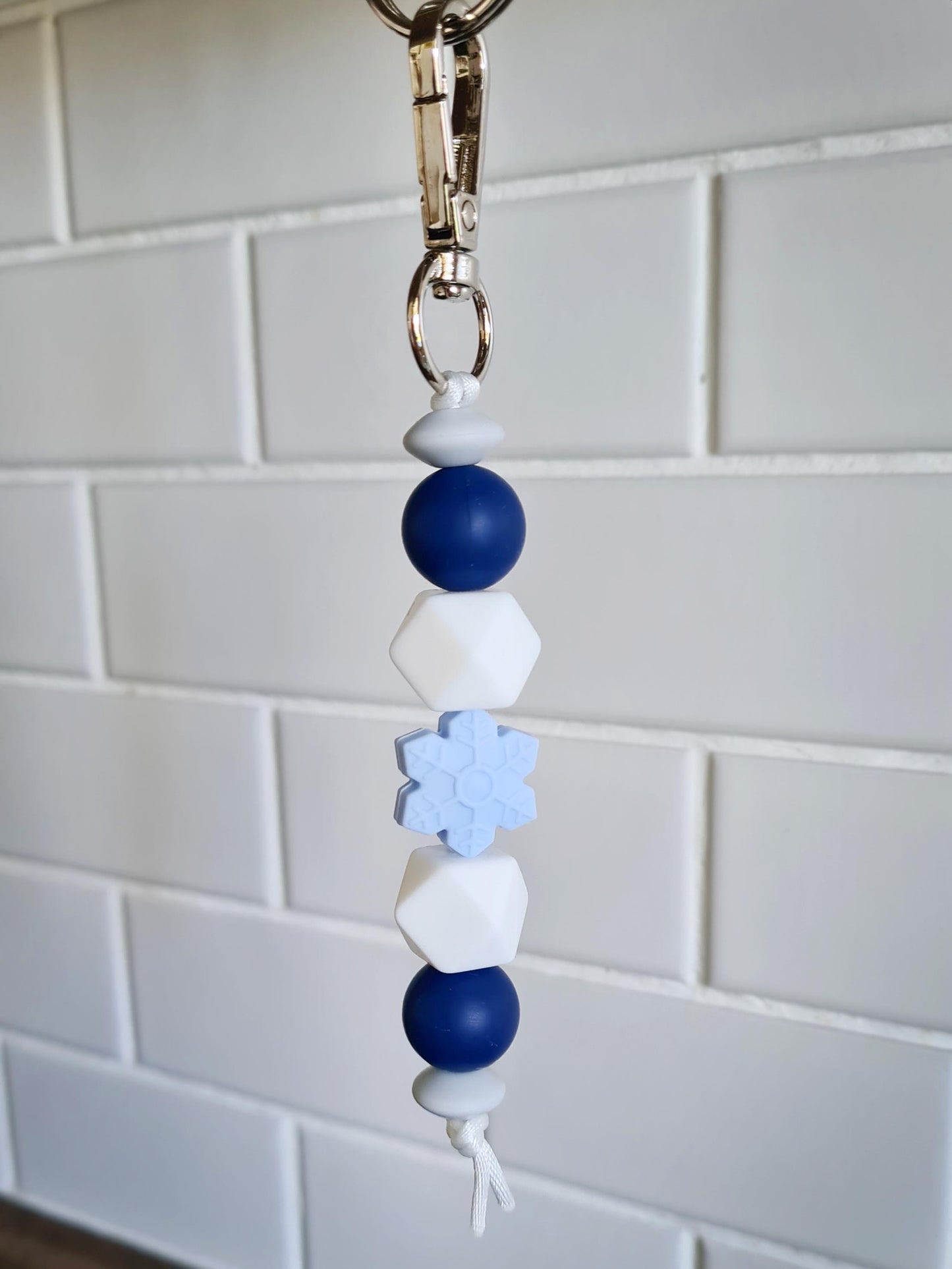 "Frosty The Keychain" Keychain / Zip Puller