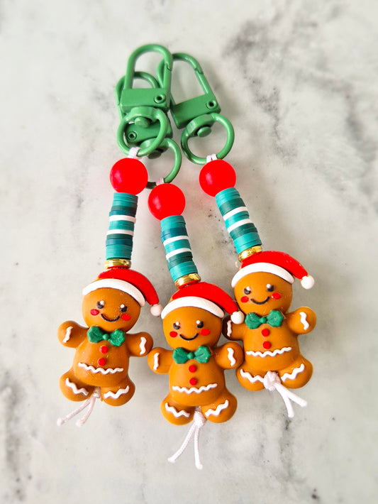 "Gingey" Keychain / Zip Puller / Bag Charm