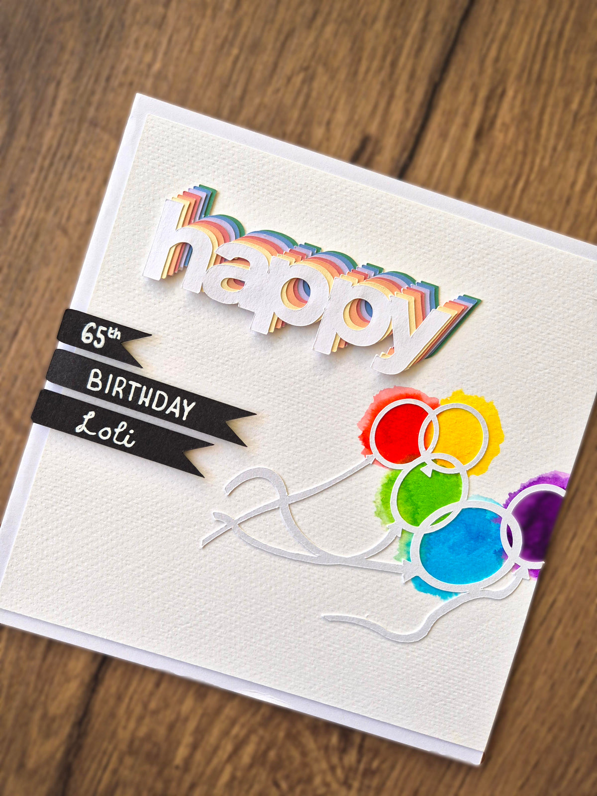 Happy Birthday Handcrafted Card