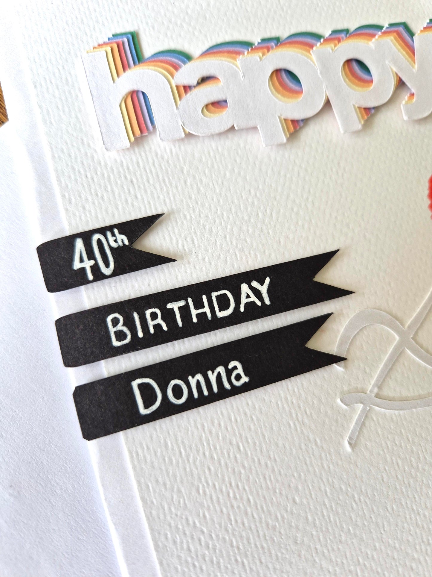 Are you looking for a unique and handmade birthday card for that special loved one? They will LOVE THIS vibrant and 3D effect card.