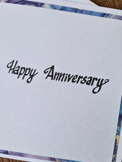 These personalised cards are ideal gifts for Anniversary's, Wedding's, Valentines Day and more.  Fully Customisable and perfect for personalising with couples names.