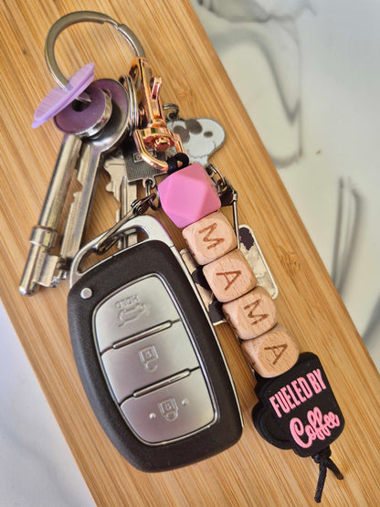 Looking for gift ideas for mam? Our handmade Mama Needs Coffee keychains make the perfect gift for mothers who may have found a new desire for buckets of coffee!
