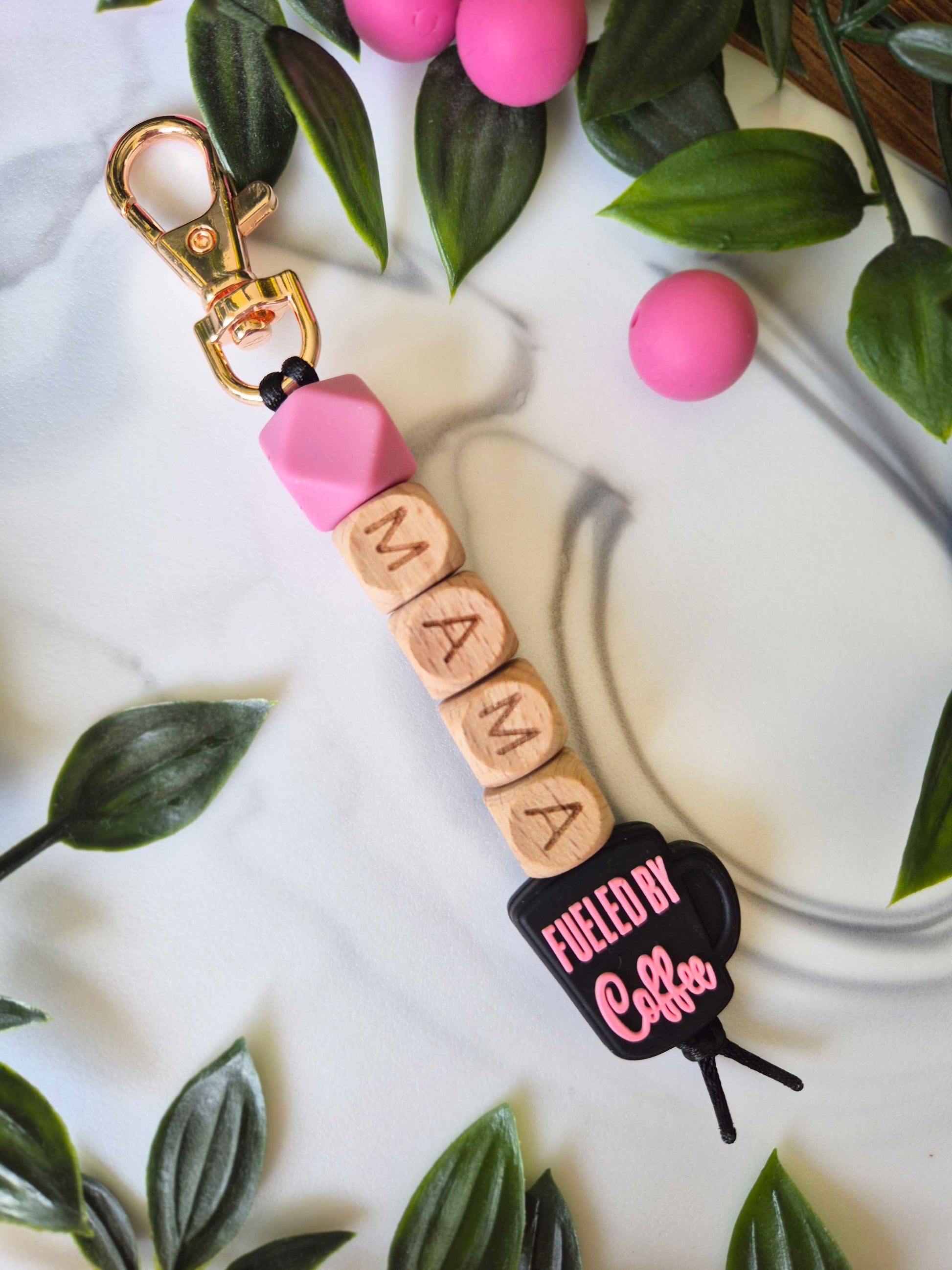 Looking for gift ideas for mam? Our handmade Mama Needs Coffee keychains make the perfect gift for mothers who may have found a new desire for buckets of coffee!