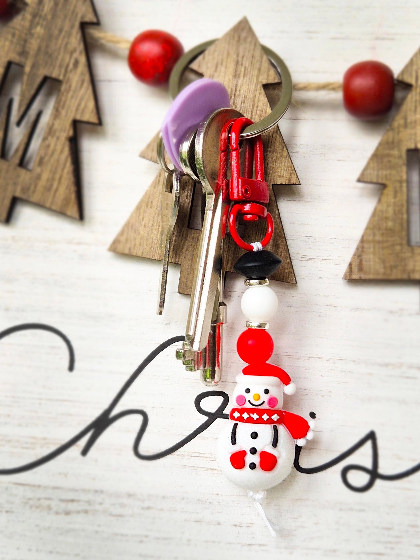 "Stan Snowman" Keychain / Zip Puller / Bag Charm