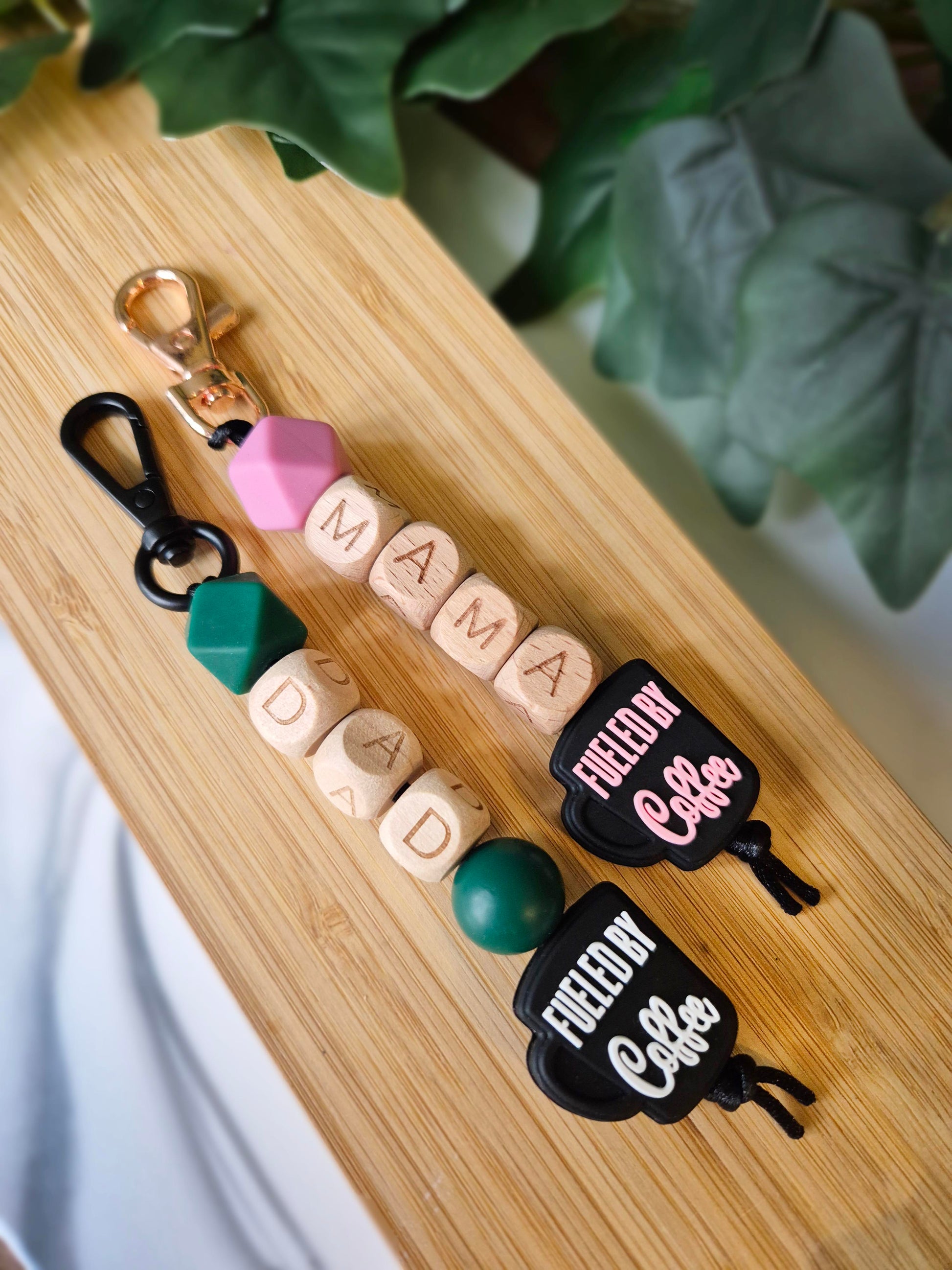 Looking for gift ideas for mam? Our handmade Mama Needs Coffee keychains make the perfect gift for mothers who may have found a new desire for buckets of coffee!