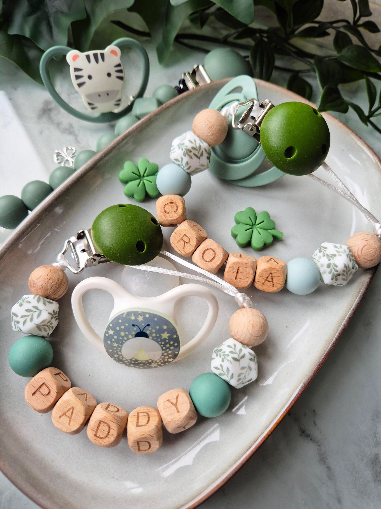 Pine Green Clip and Patricks day style clips