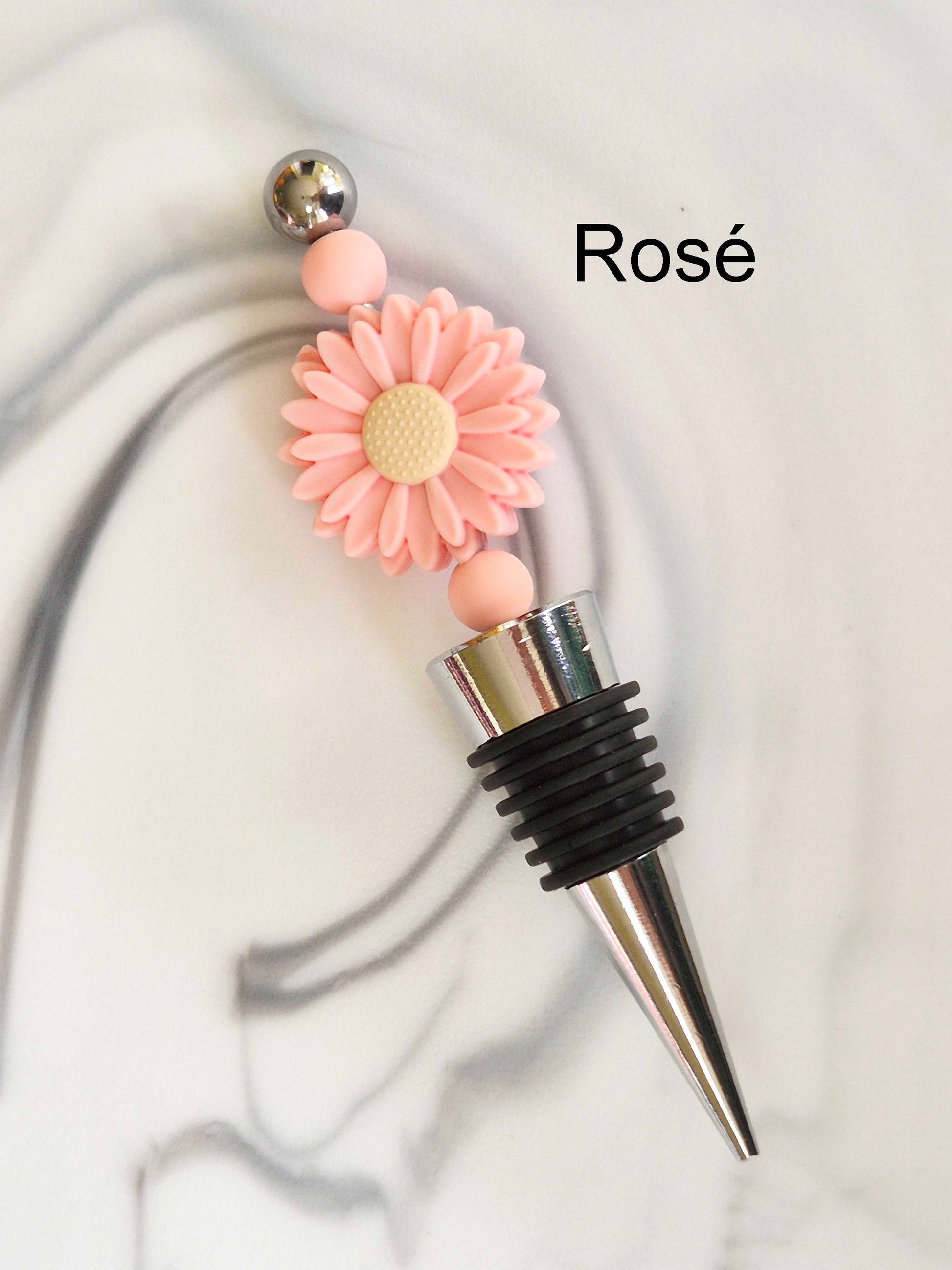 Wine Stoppers made with silicone beads