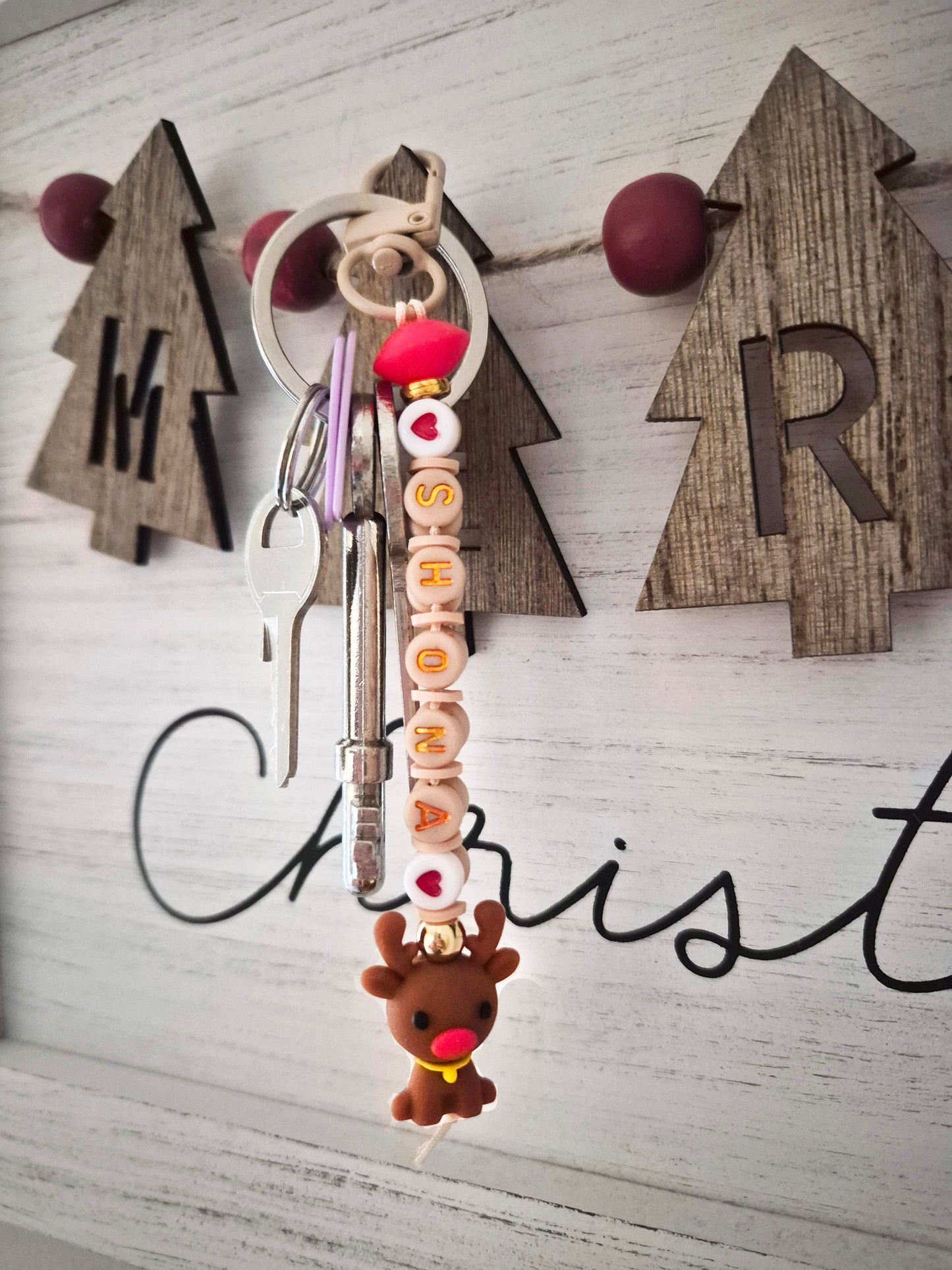 "Cutie Rudie" Keychain / Zip Puller / Bag Charm