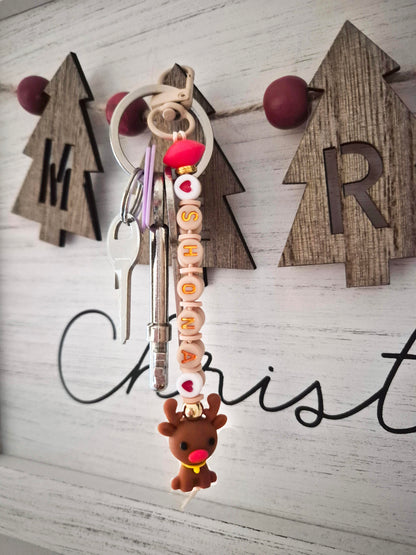 "Cutie Rudie" Keychain / Zip Puller / Bag Charm