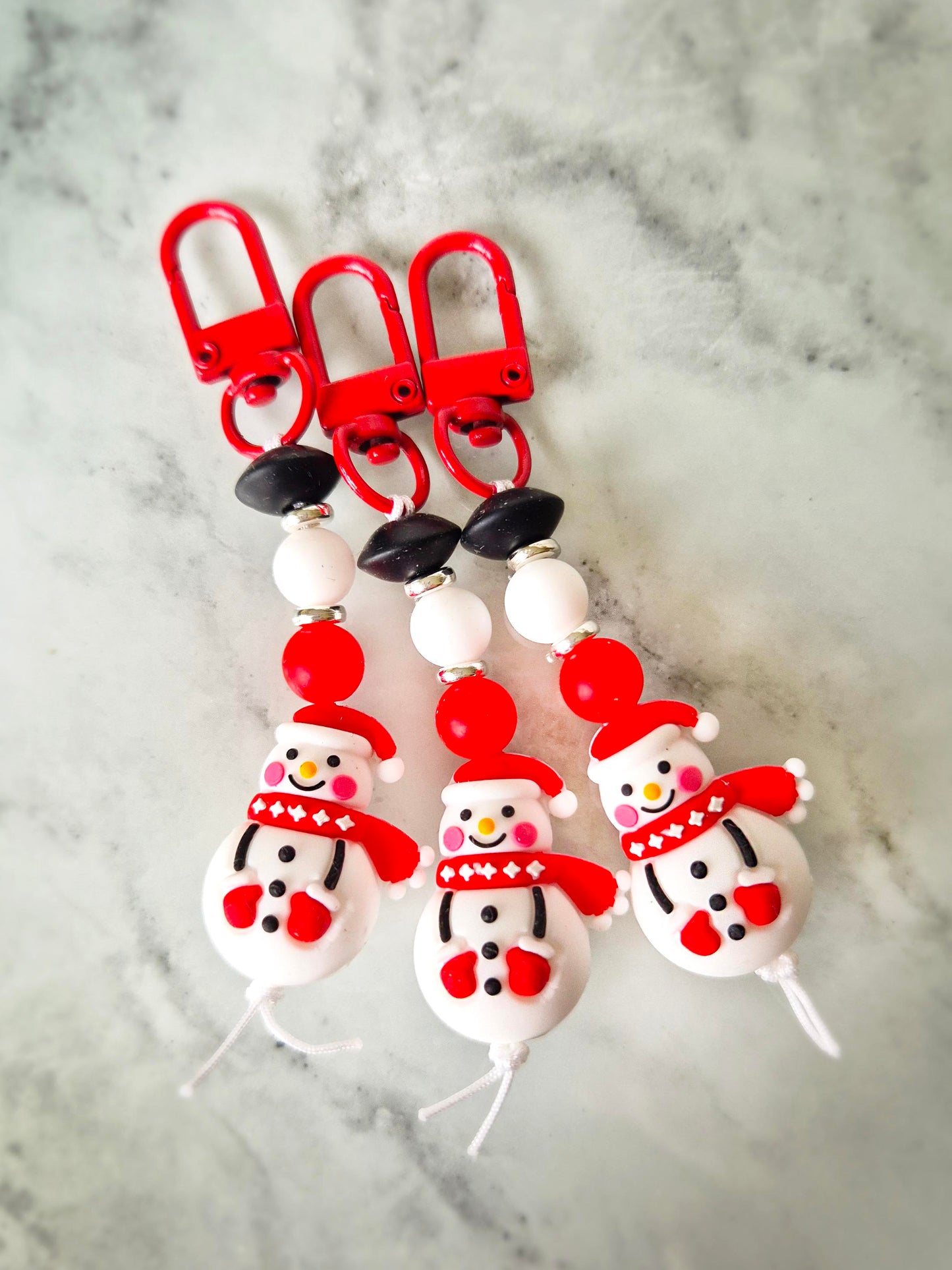 "Stan Snowman" Keychain / Zip Puller / Bag Charm