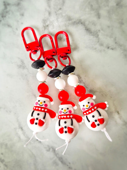 "Stan Snowman" Keychain / Zip Puller / Bag Charm