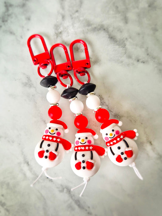 "Stan Snowman" Keychain / Zip Puller / Bag Charm