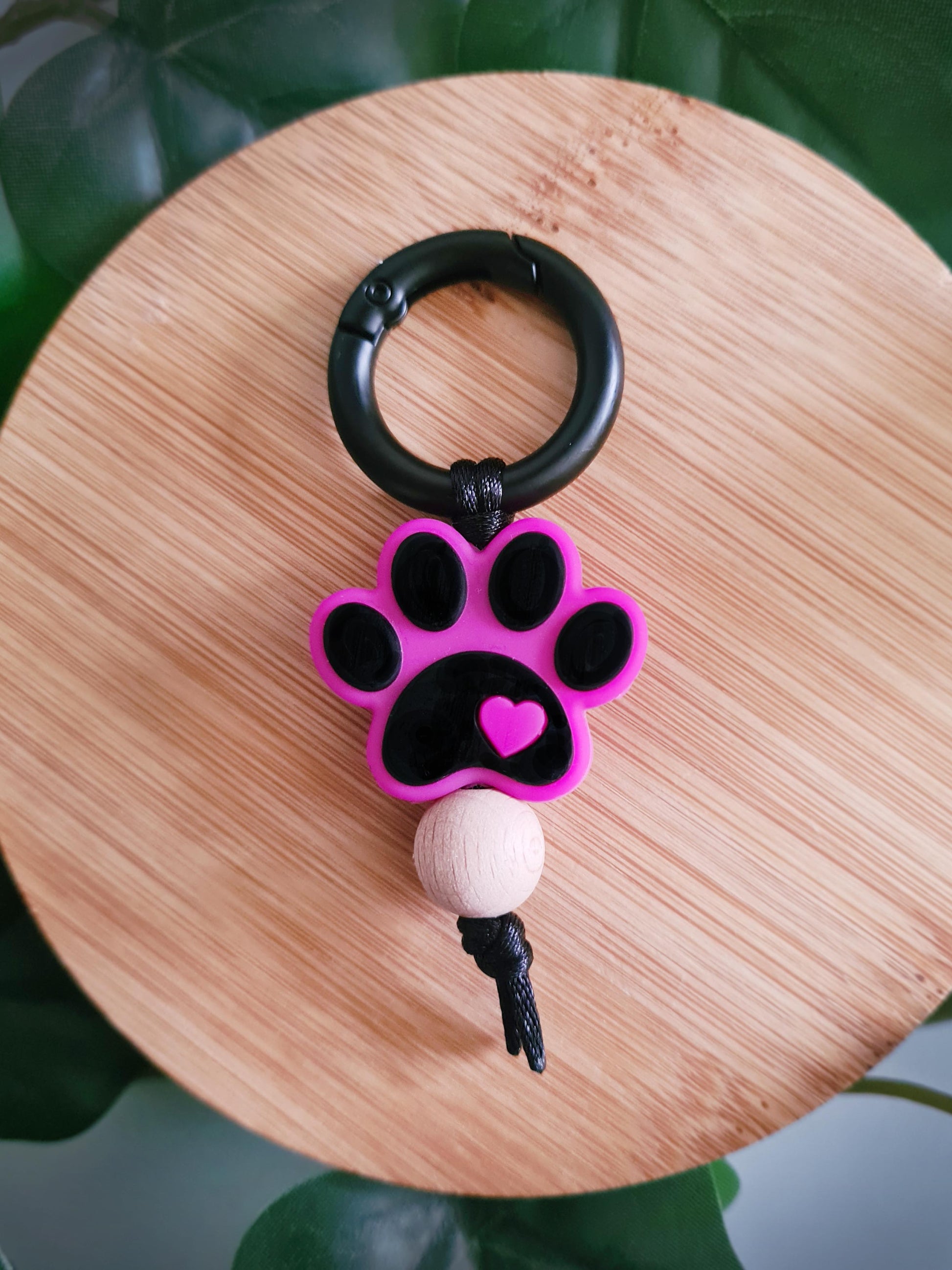 Pet collar decoration. For dogs and cats or any pet that wears a collar or has really cute paws and claws! Cute paw print clip on for collar.