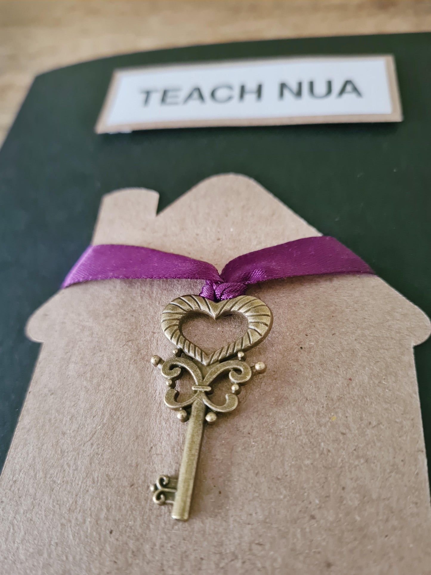 Buy this lovely, customisable card to congratulate that special someone who bought a Teach Nua (New Home!) 