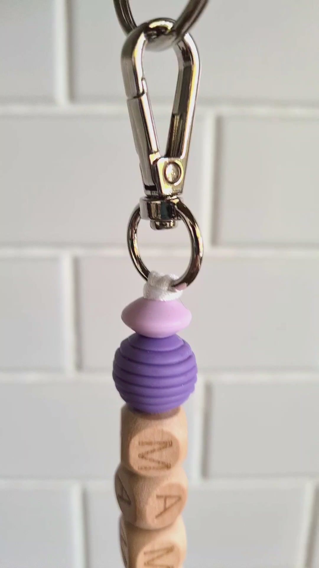 Hey Mama! Treat yo self to our unique handmade keychain / zip puller. Our keychains can be attached to handbags, baby changing bags, backpacks or as a keyring!