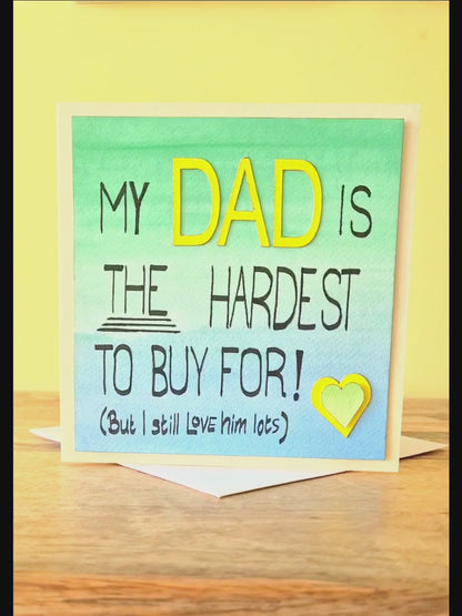 These personalised cards are ideal gifts for dad's bday. They are also perfect for Fathers Day. We are positive that your father will LOVE THIS!