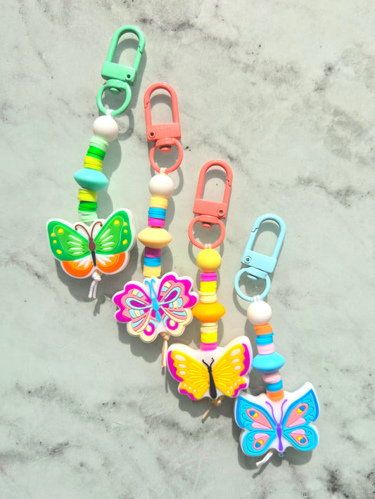 Butterfly Keychain / Zip Puller