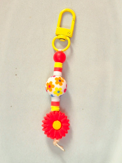 Daisy Keychain / Zip Puller