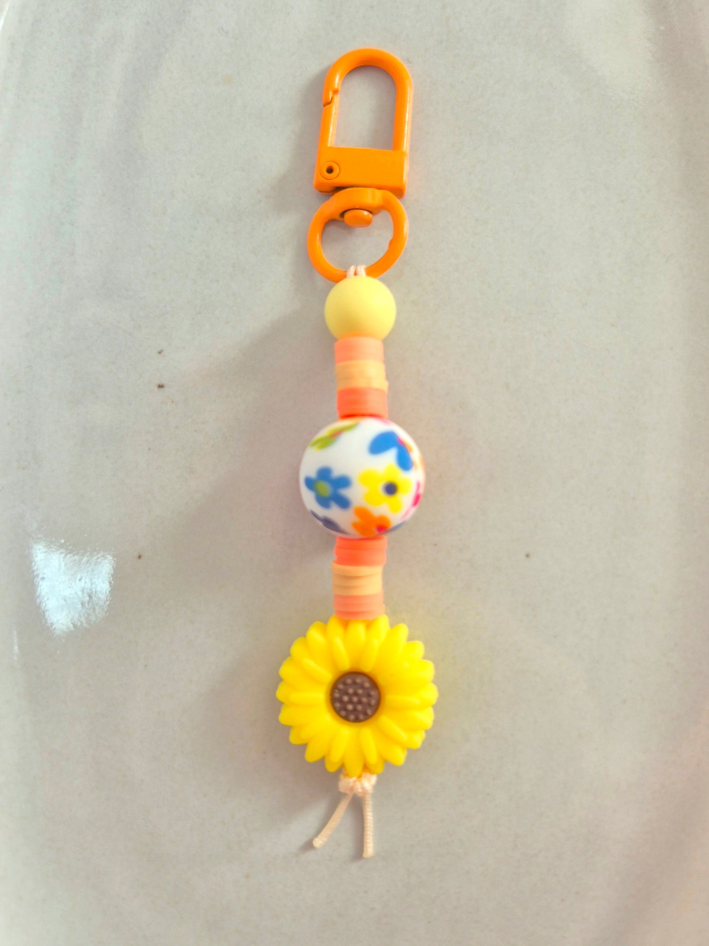 Daisy Keychain / Zip Puller
