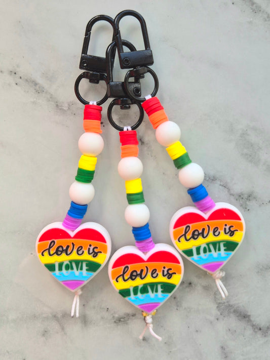 Love is Love  Keychain / Zip Puller